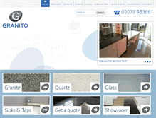 Tablet Screenshot of granito.uk.com